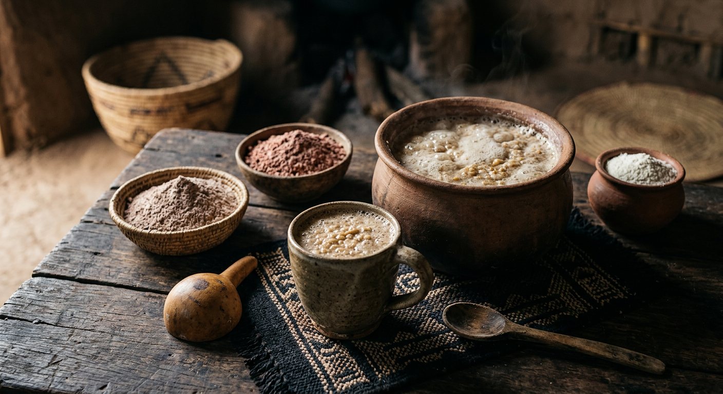 Chibuku (Fermented Opaque Sorghum and Finger Millet Beer) — Zimbabwe