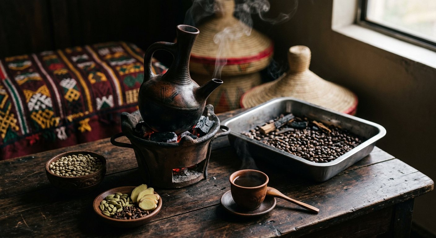 Buna (Ceremonial Freshly Roasted Spiced Coffee) — Eritrea
