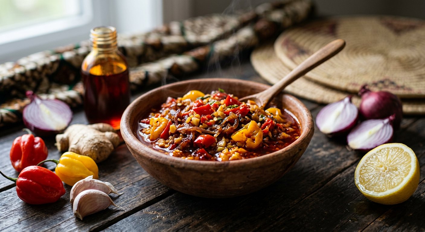 Pili-pili y'Uburundi (Piquant scotch bonnet chili and garlic relish) — Burundi