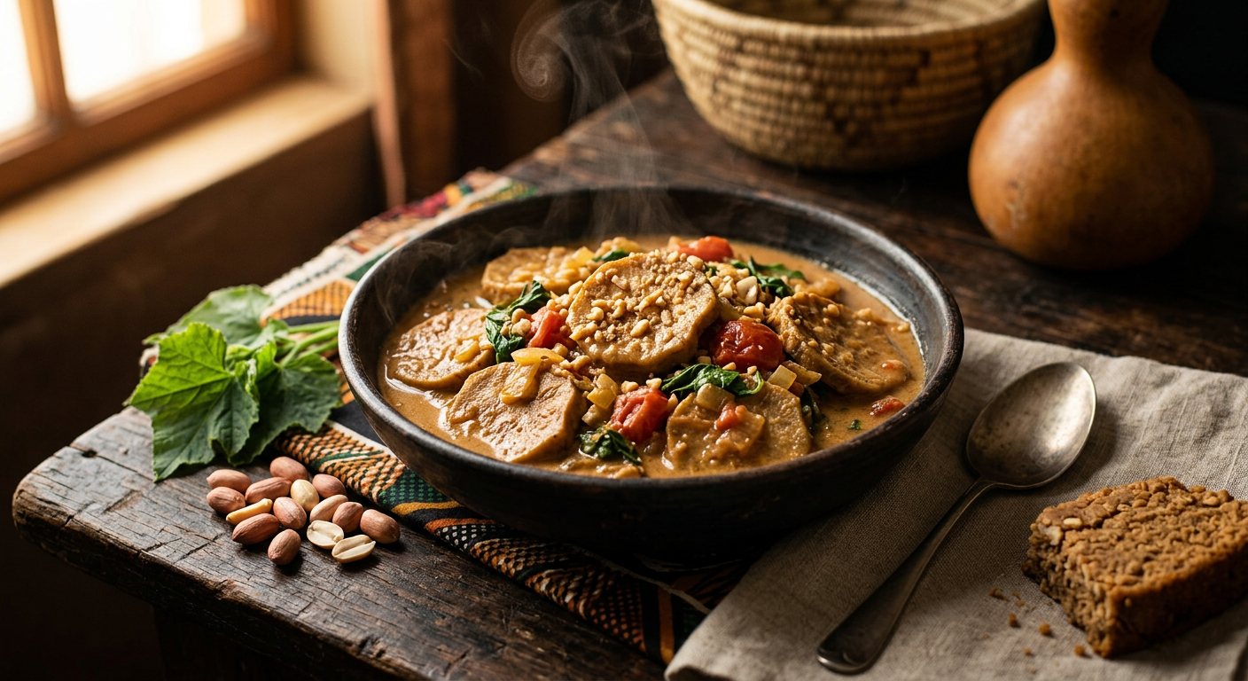 Chilungwa (Rehydrated Dried Wild Yam Stew) — Zambia