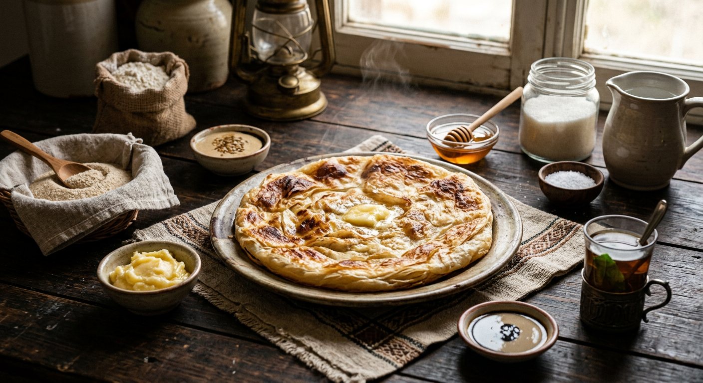Feteer Meshaltet (Egyptian Layered Flaky Pastry) — Egypt
