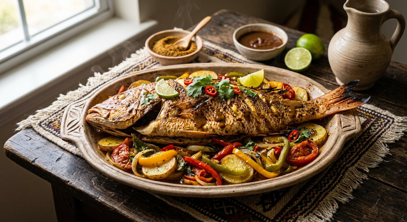 Kaluun Foorno (Oven-Baked Spiced Coastal Fish) — Somalia
