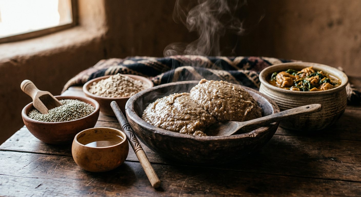 Oshifima (Pearl Millet Porridge) — Namibia