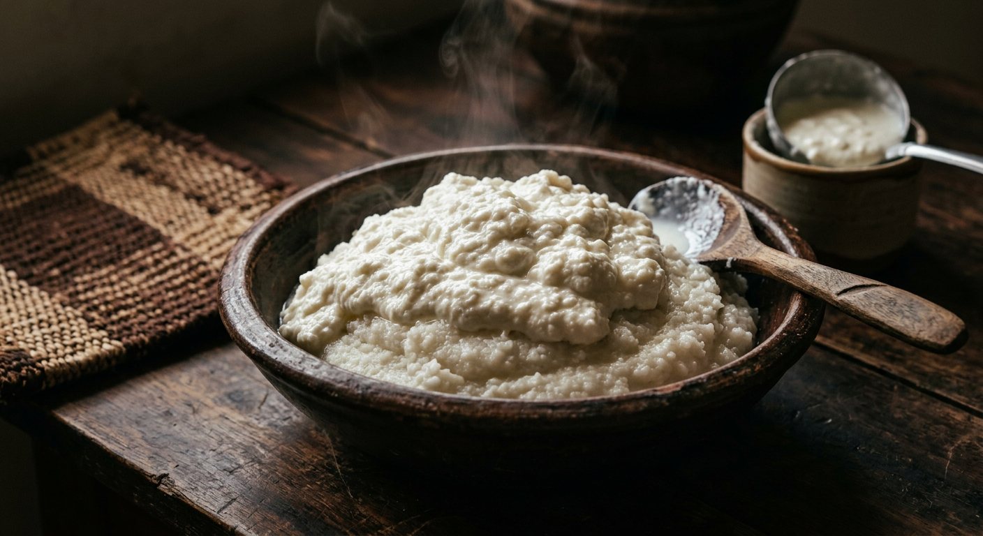 Mukaka Wakakora (Naturally Fermented Clabbered Sour Milk) — Zimbabwe