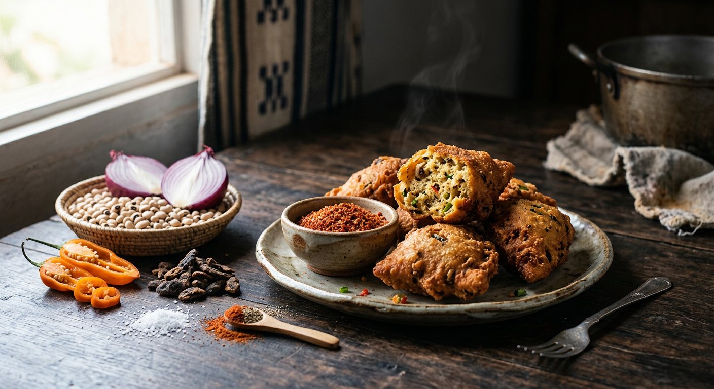 Samsas (Deep-Fried Black-Eyed Pea Fritters) — Burkina Faso