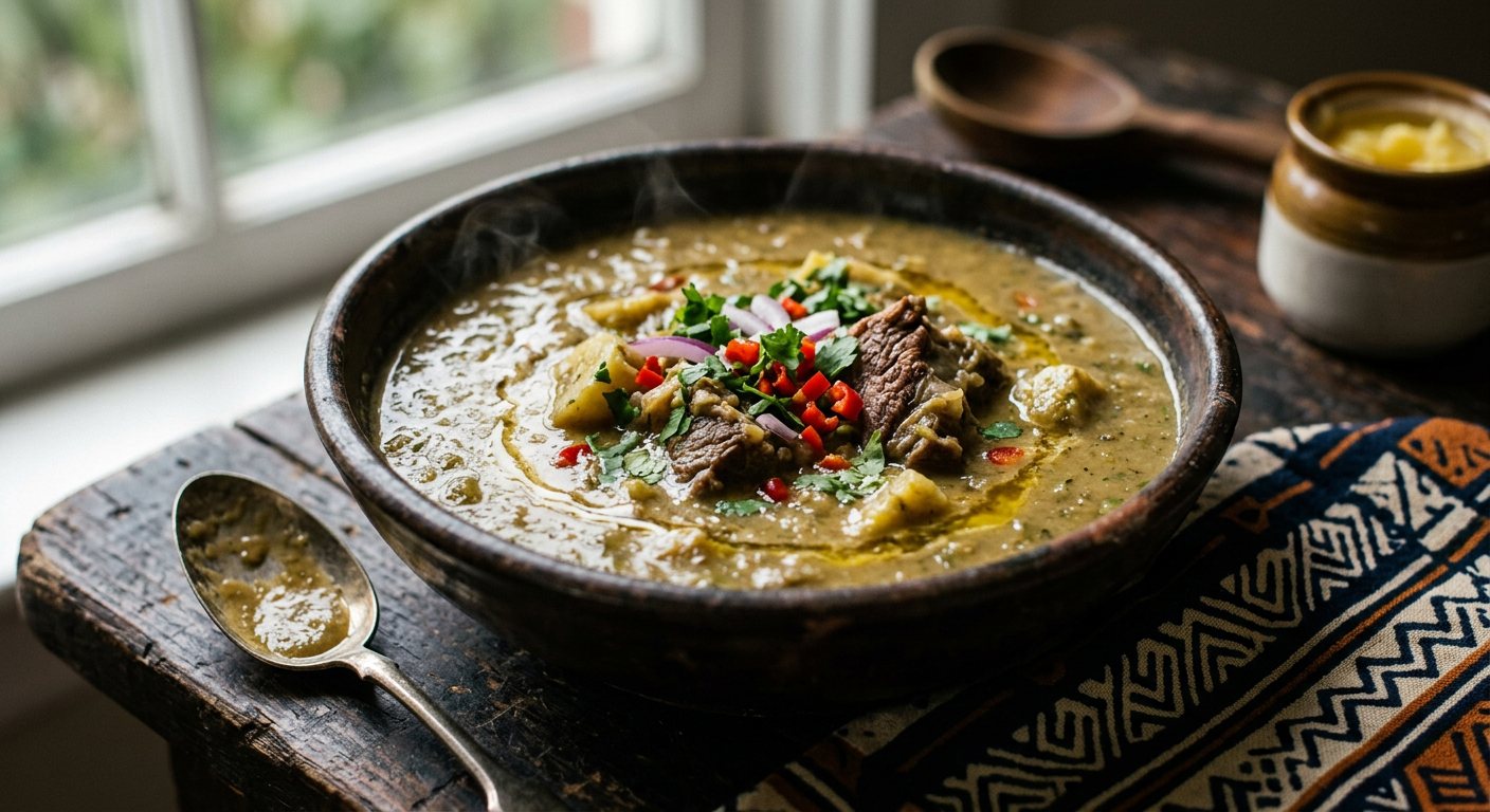 Mtori (Chagga Green Banana and Beef Soup) — Tanzania