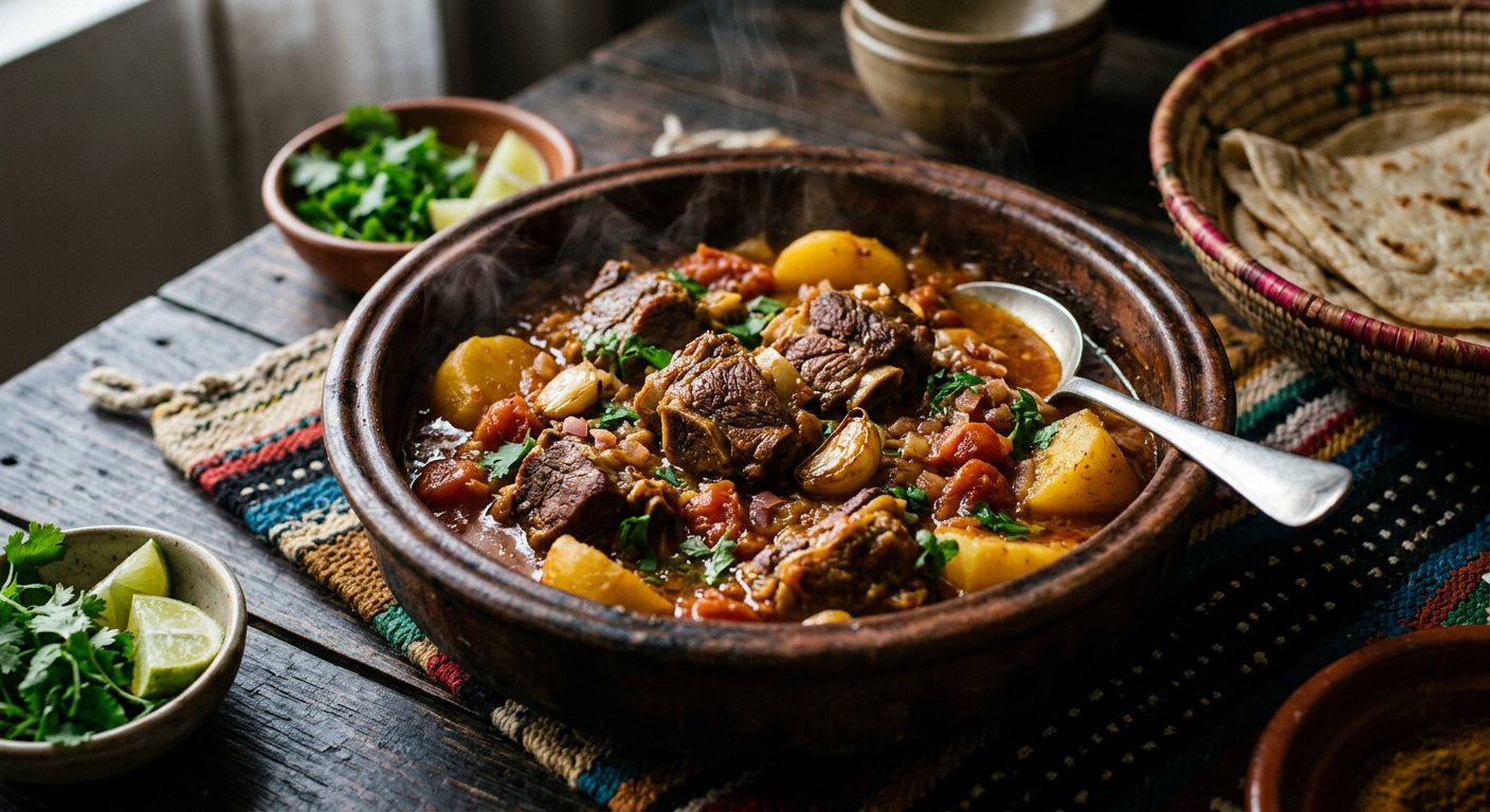 Marmit (Slow-Cooked Meat, Potato, and Tomato Pot) — Djibouti