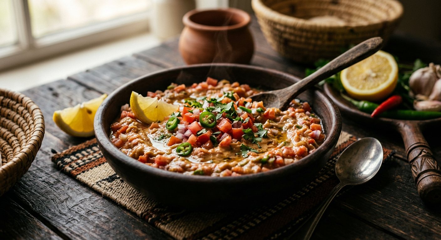 Salatit Dakwa (Tomato, Onion, and Spiced Peanut Butter Relish) — Sudan