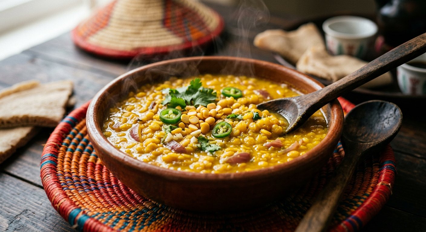 Alicha Birsen (Mild Turmeric-Infused Yellow Split Pea Stew) — Eritrea