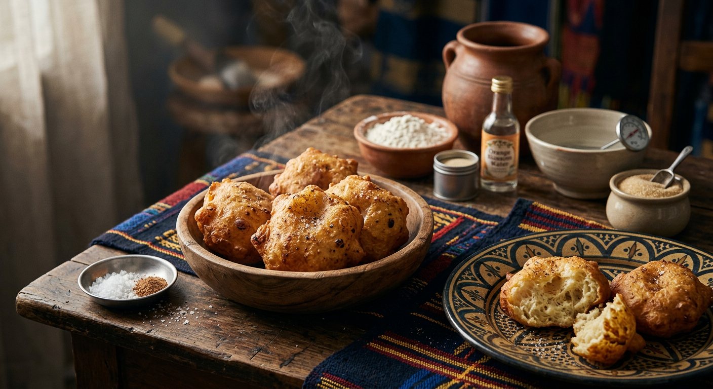 Fari (Deep-Fried Yeast-Raised Wheat Fritters) — Mali