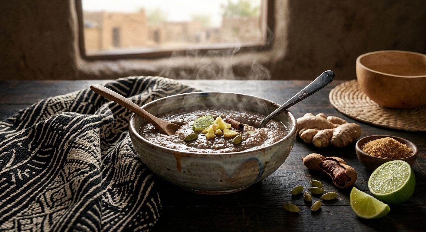 Mononi (Spiced Millet Flour Porridge with Lime) — Mali