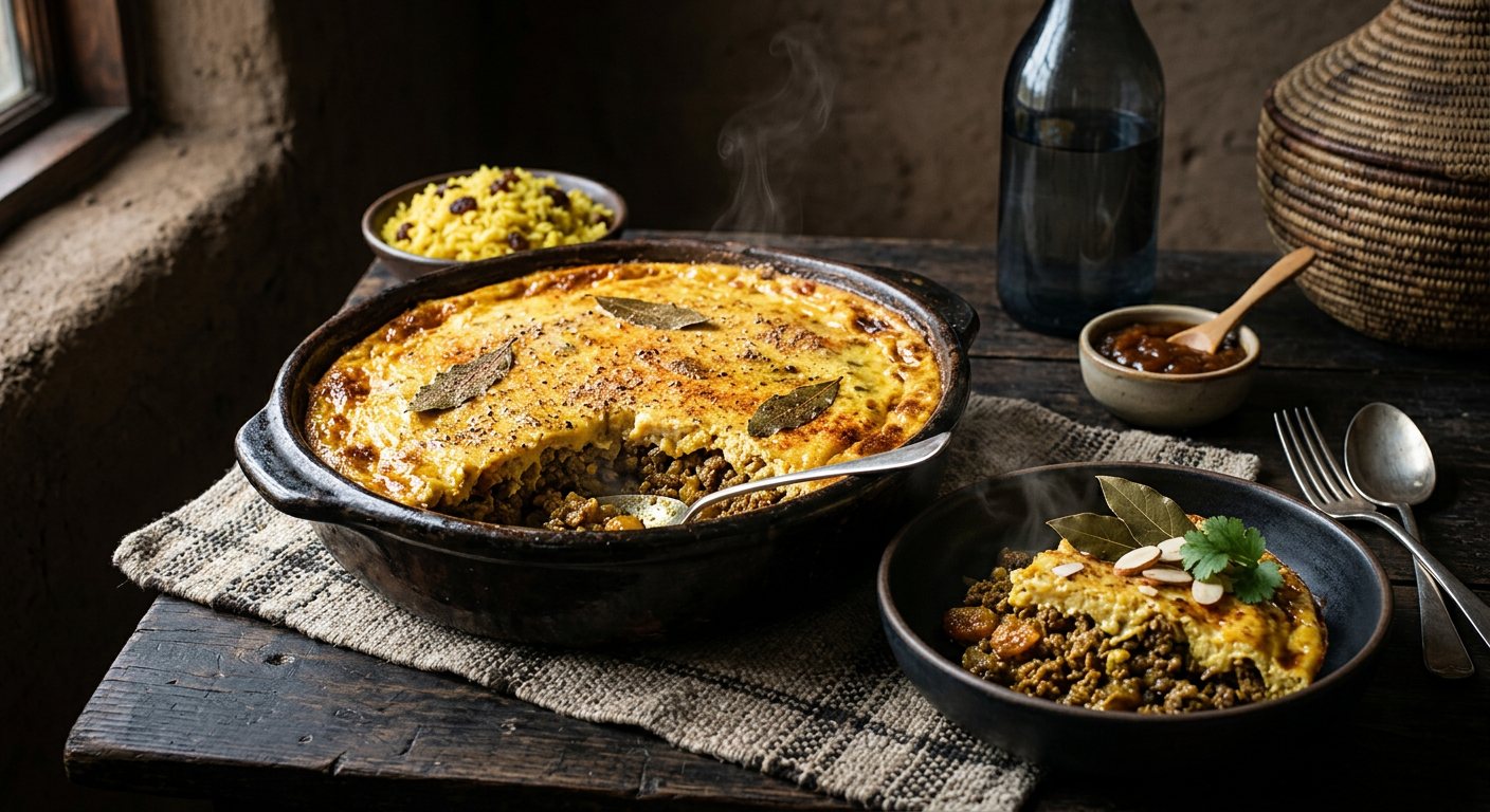 Bobotie (South African Spiced Mince Bake) — South Africa