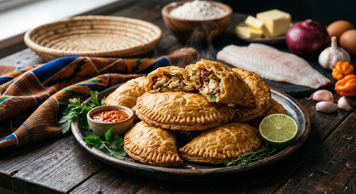 Fish Pie (Spiced Minced Fish Hand Turnovers) — Gambia