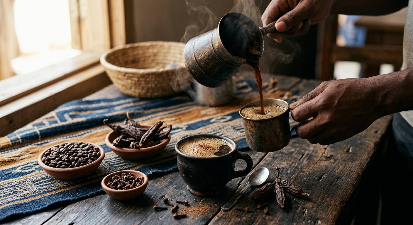 Café Touba (Coffee Infused with Selim Pepper and Clove) — Senegal