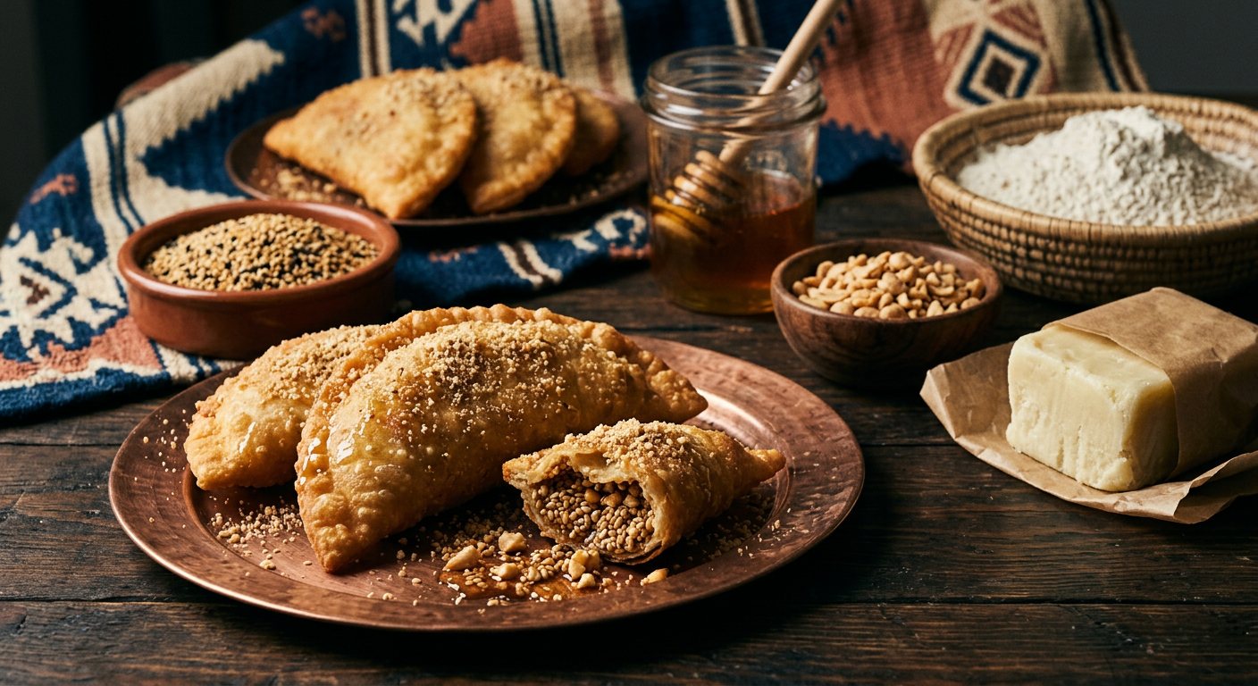 Gaos (Fried Sesame and Groundnut Pasties) — Chad