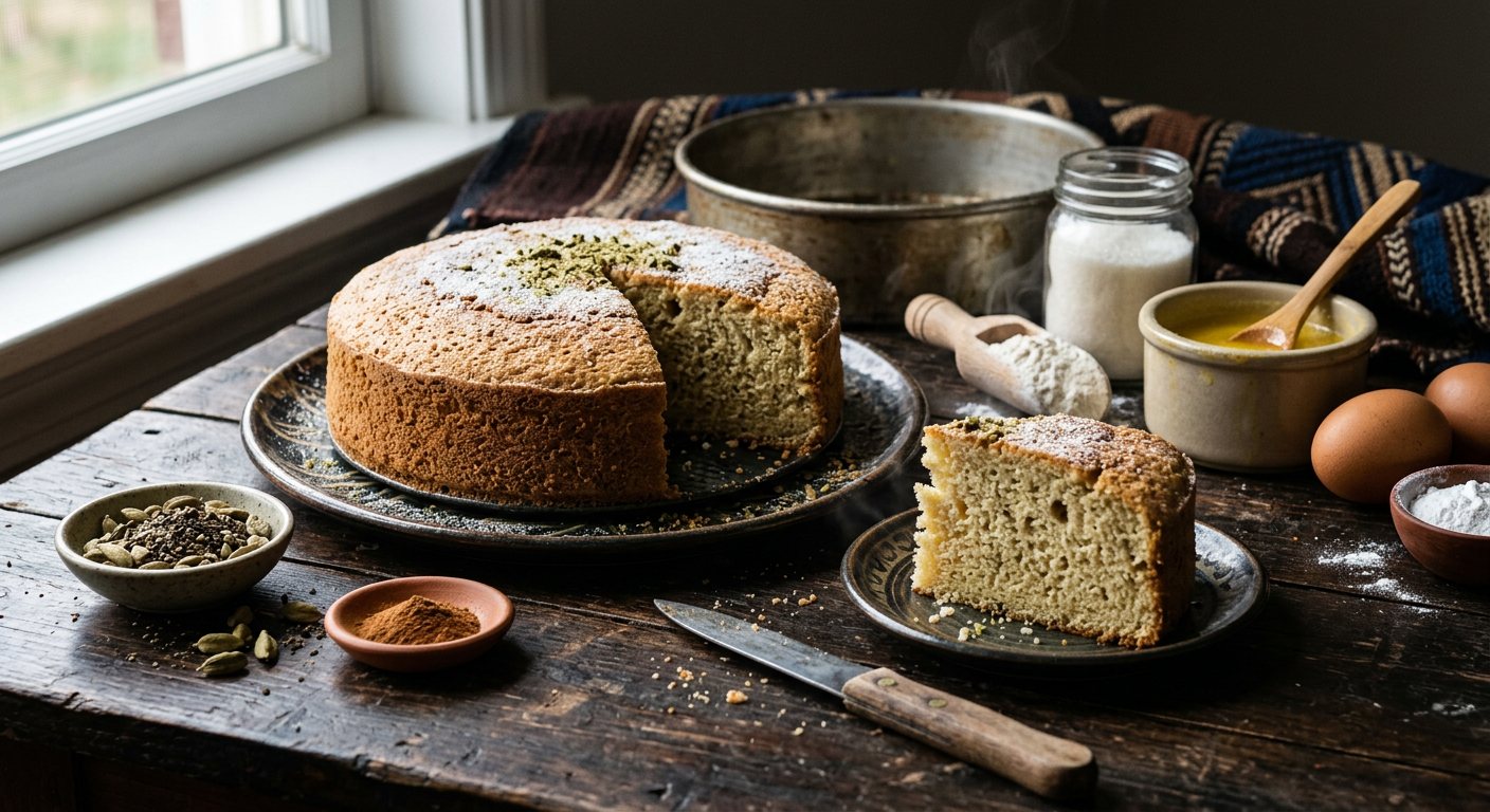 Doolshe Tuun (Cardamom Sponge Cake) — Somalia