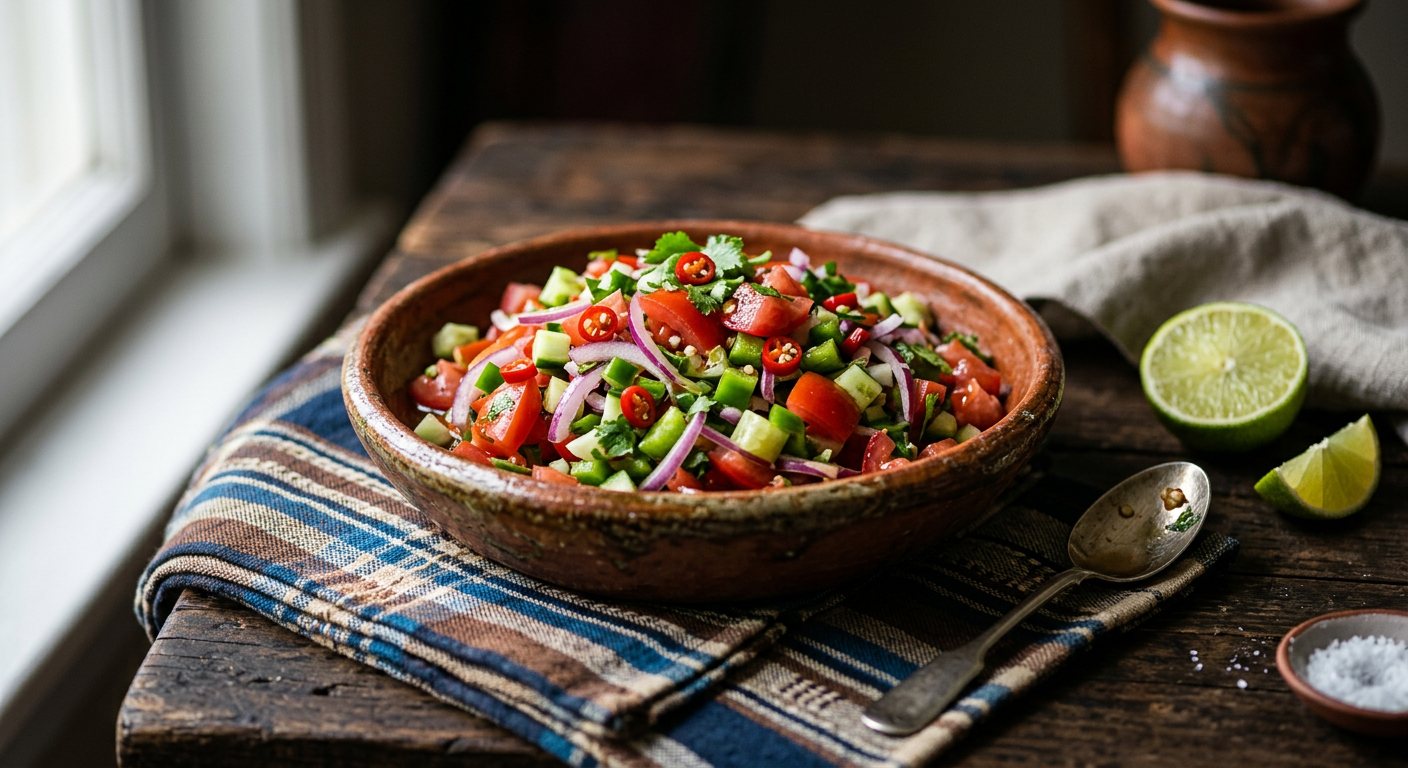 Kachumbari (Fresh Tomato, Onion, and Chili Relish) — Tanzania