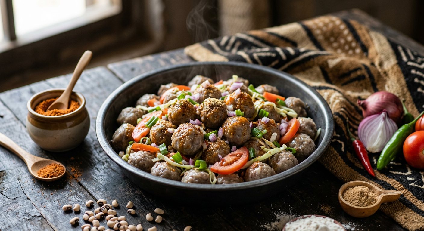 Dan Wake (Boiled Cowpea and Cassava Flour Dumplings) — Niger