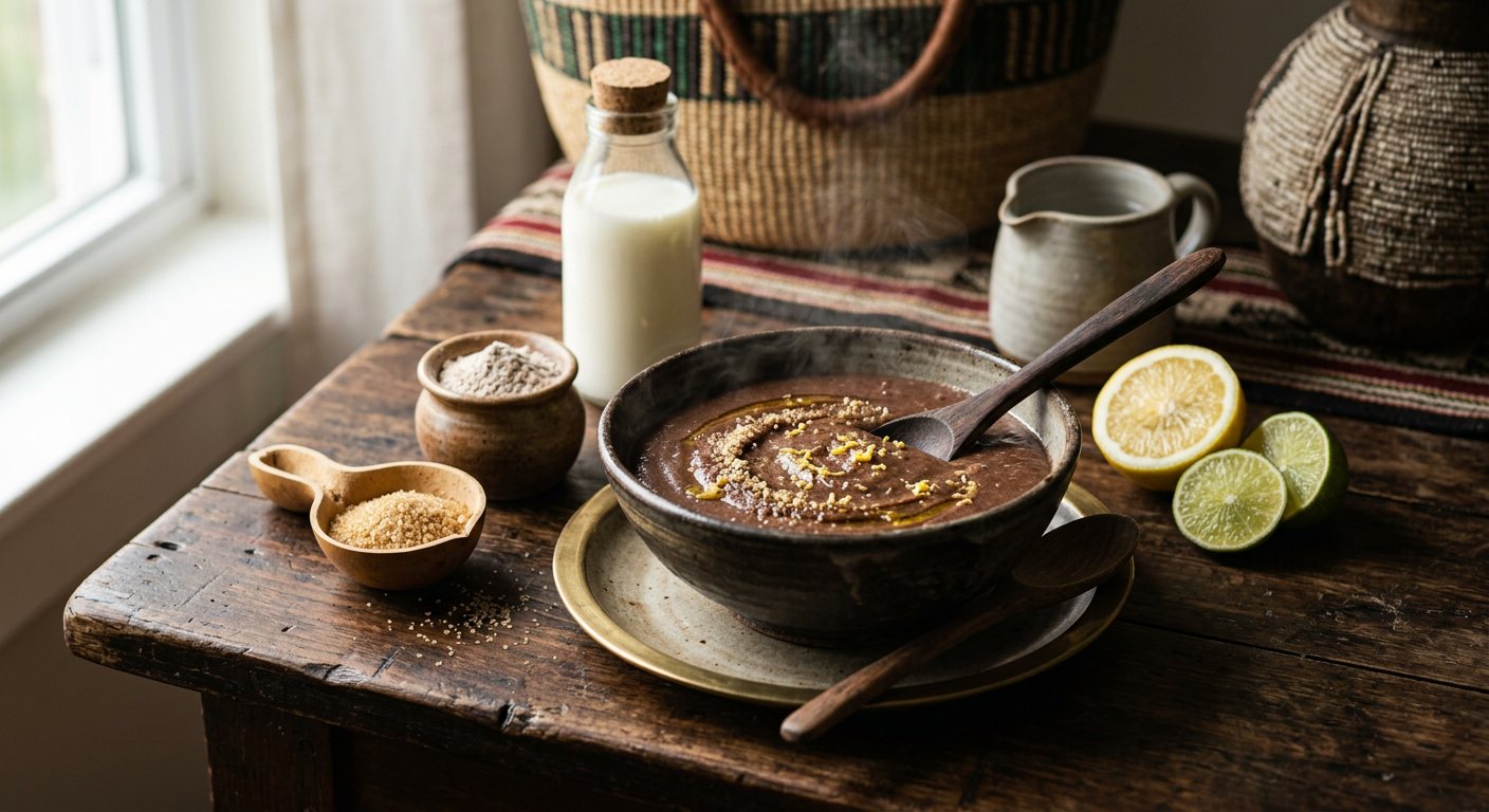 Uji wa Wimbi (Fermented Finger Millet Porridge) — Kenya