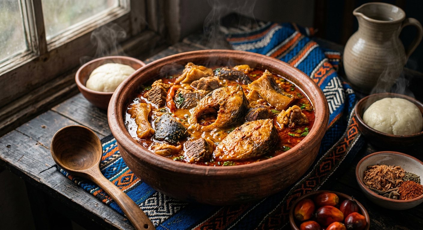 Banga Soup (Palm Fruit Extract Soup) — Nigeria
