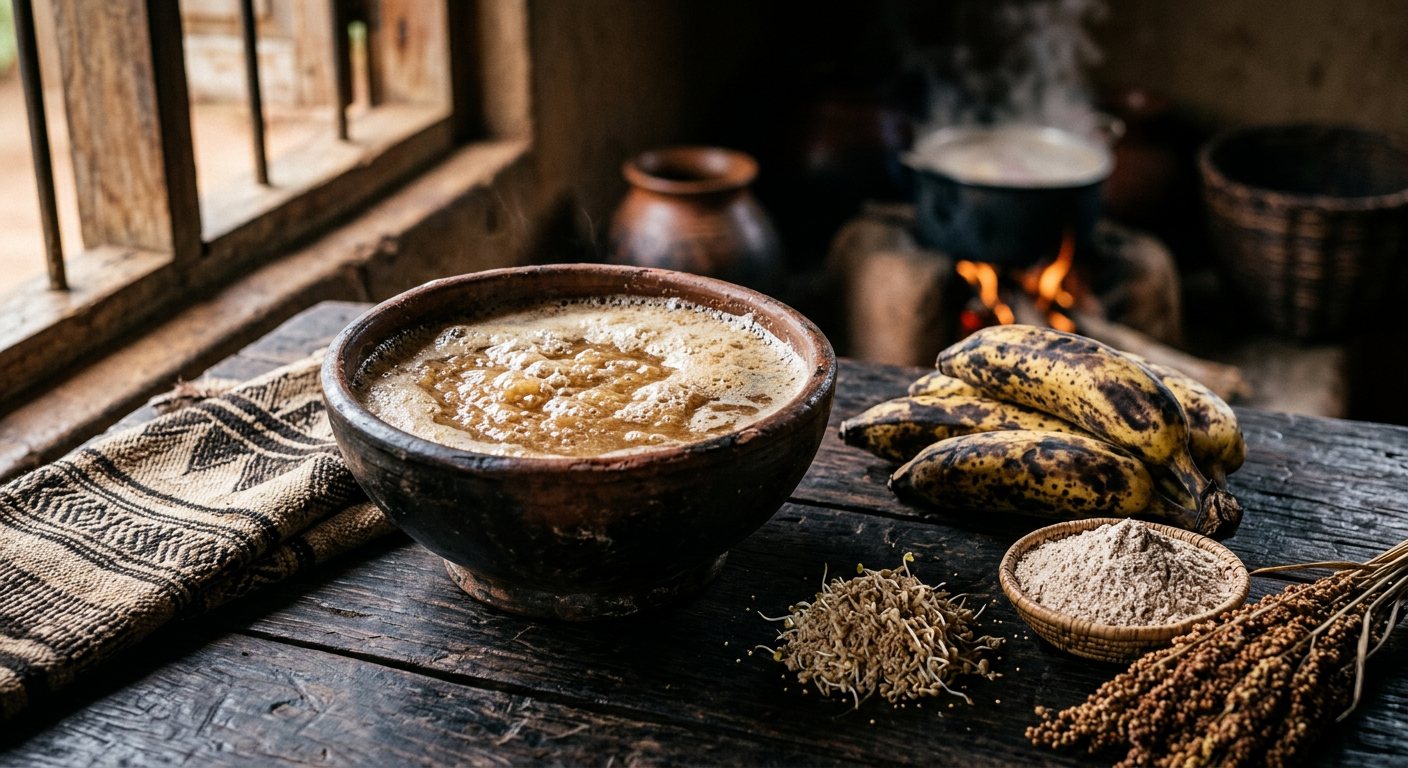Mbege (Fermented Banana and Finger Millet Beer) — Tanzania