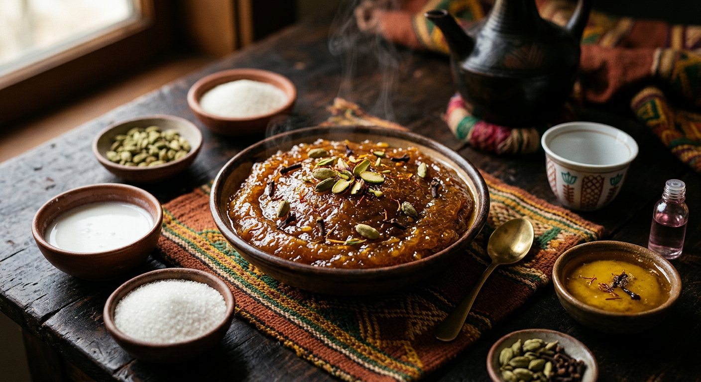 Halawa Harari (Spiced Starch Confection Infused with Cardamom and Cloves) — Ethiopia