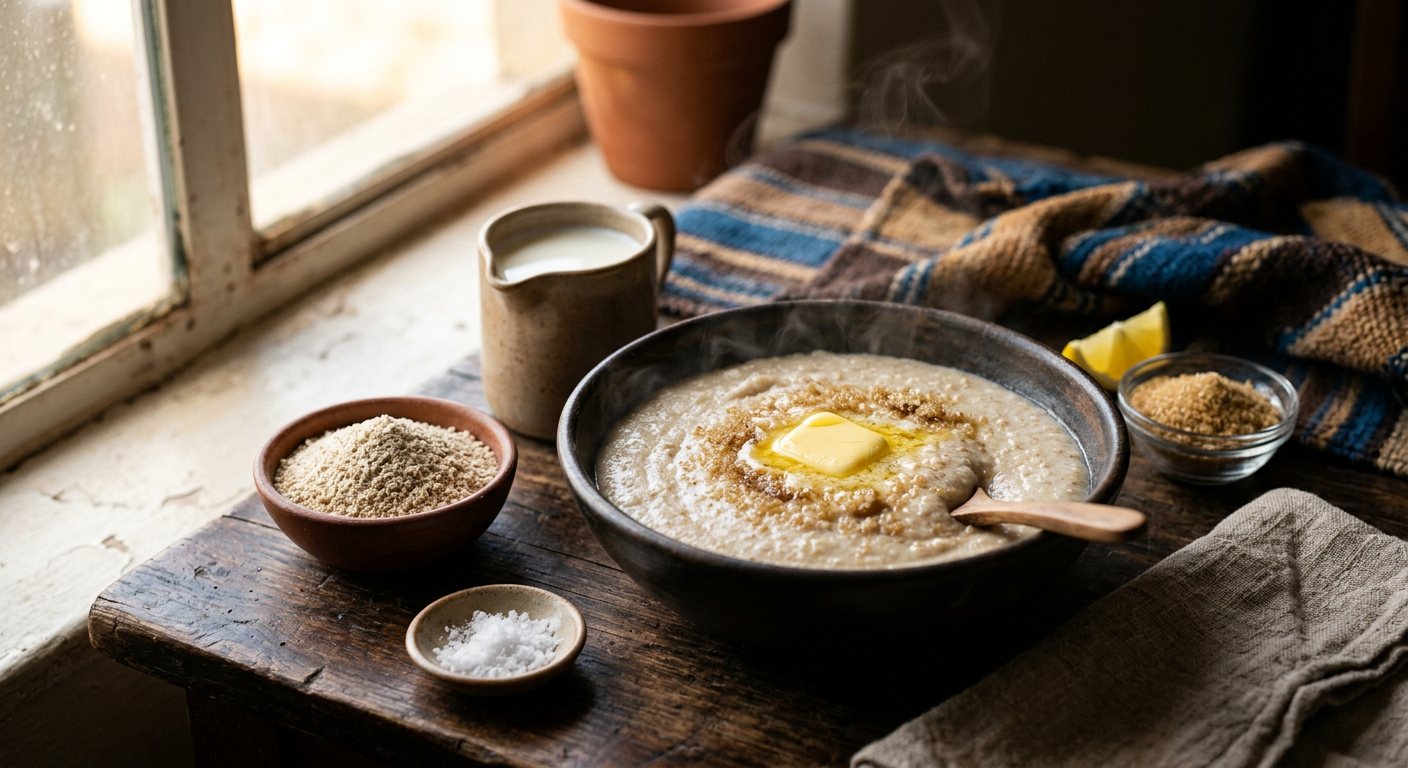Mosutlhane (Pounded Sorghum Breakfast Porridge) — Botswana