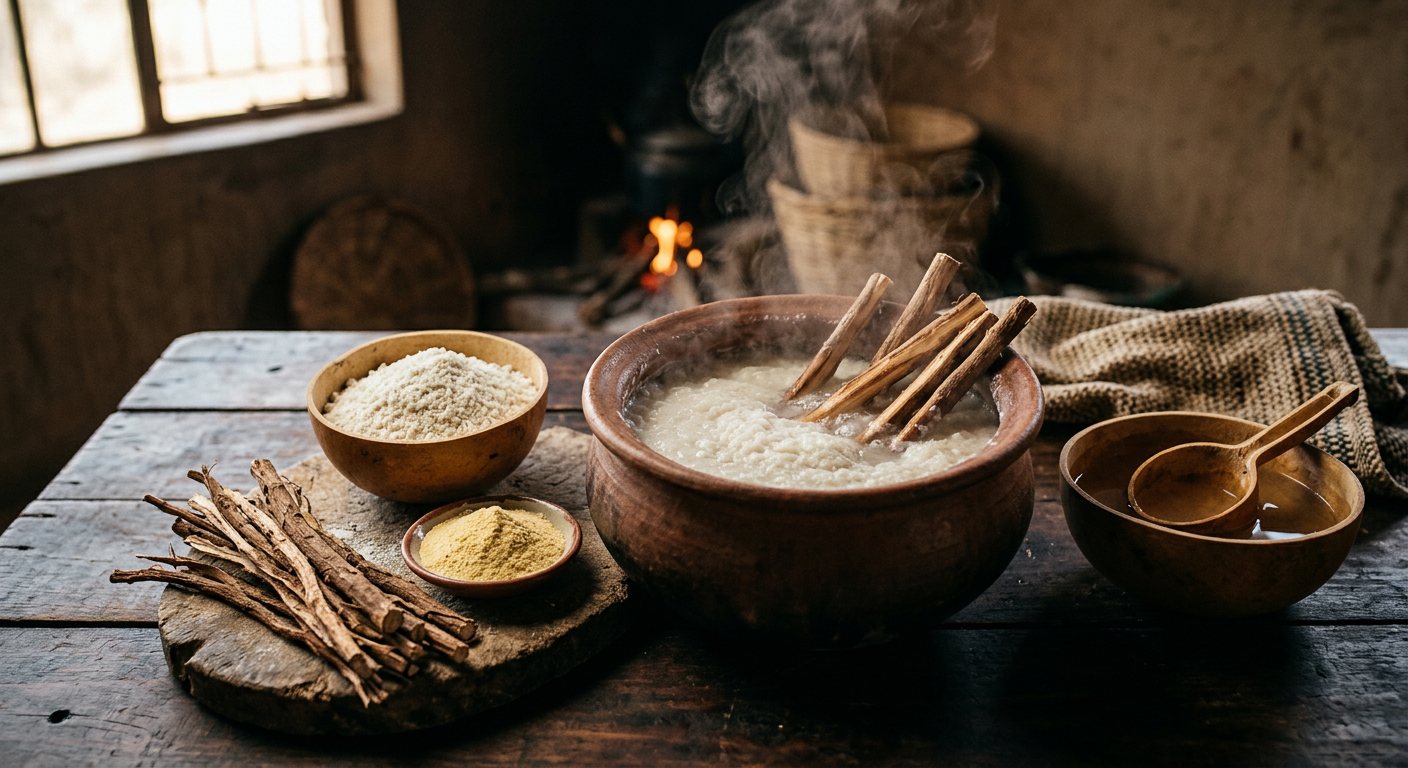 Munkoyo (Fermented Root and Maize Beverage) — Zambia
