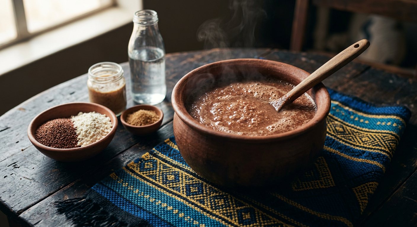 Motoho (Fermented Sour Sorghum Porridge Drink) — Lesotho