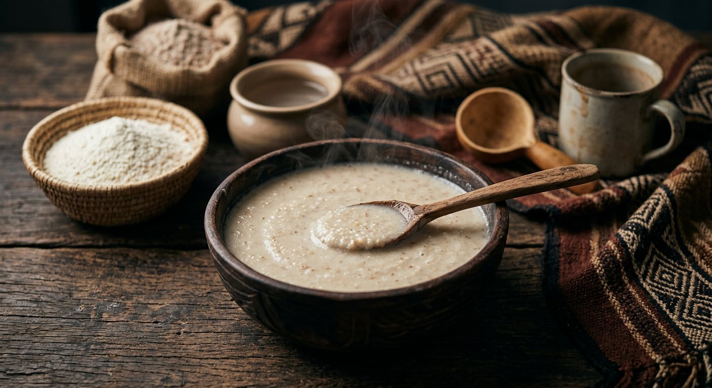 Mageu (Fermented Maize and Sorghum Drink) — Botswana