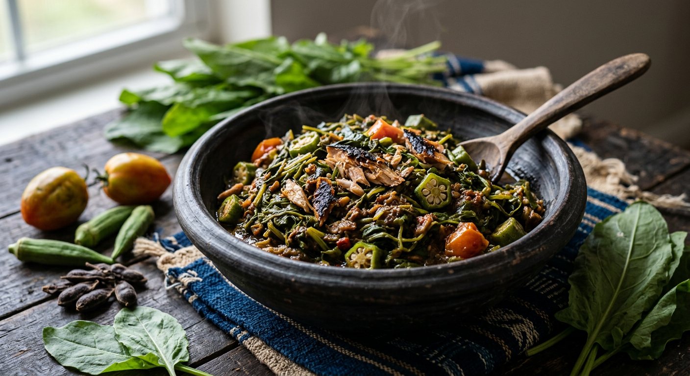 Kucha (Tangy Sour Sorrel Leaf Relish) — Gambia