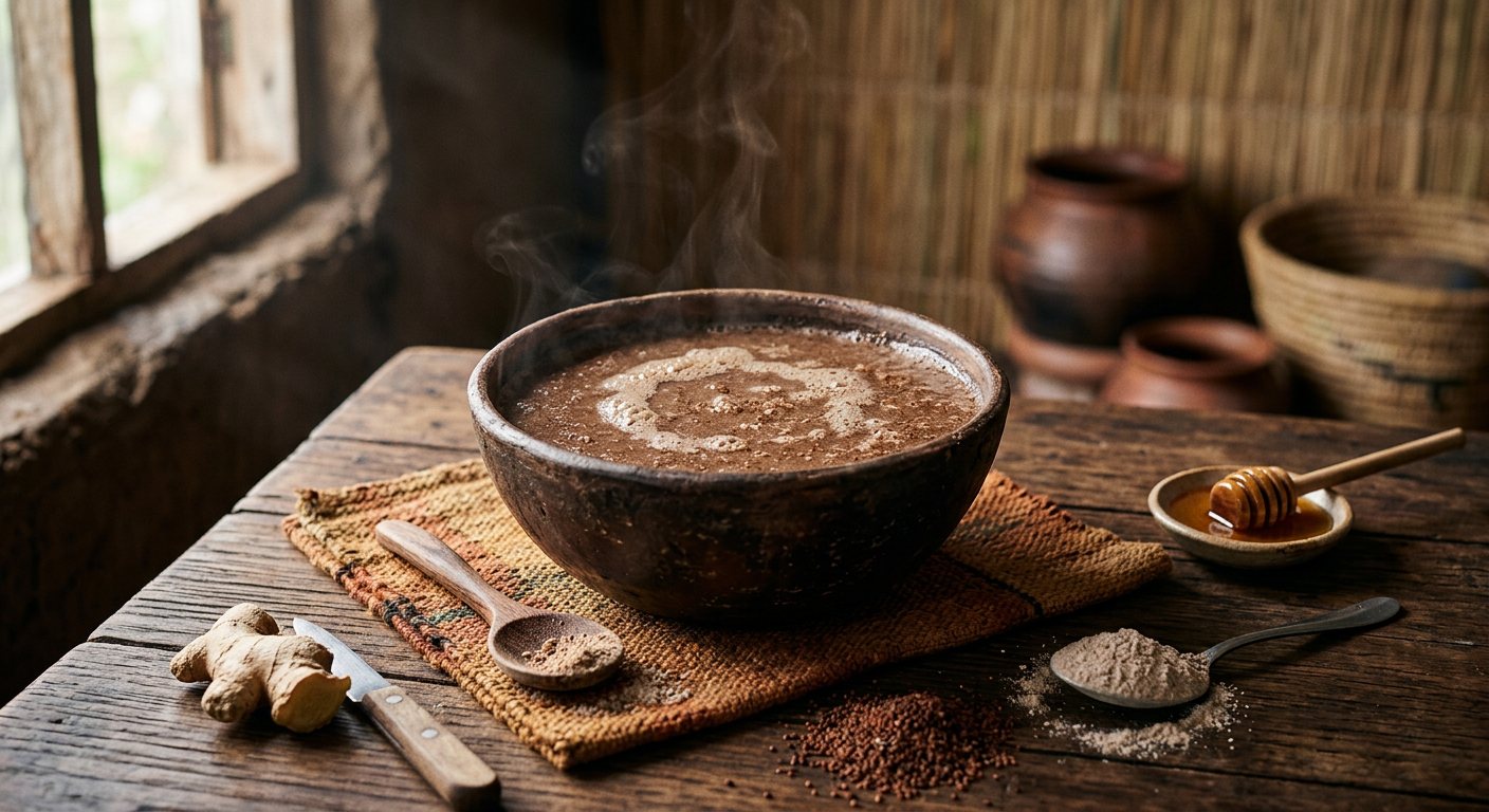 Obushera (Fermented Sorghum or Millet Porridge Drink) — Uganda