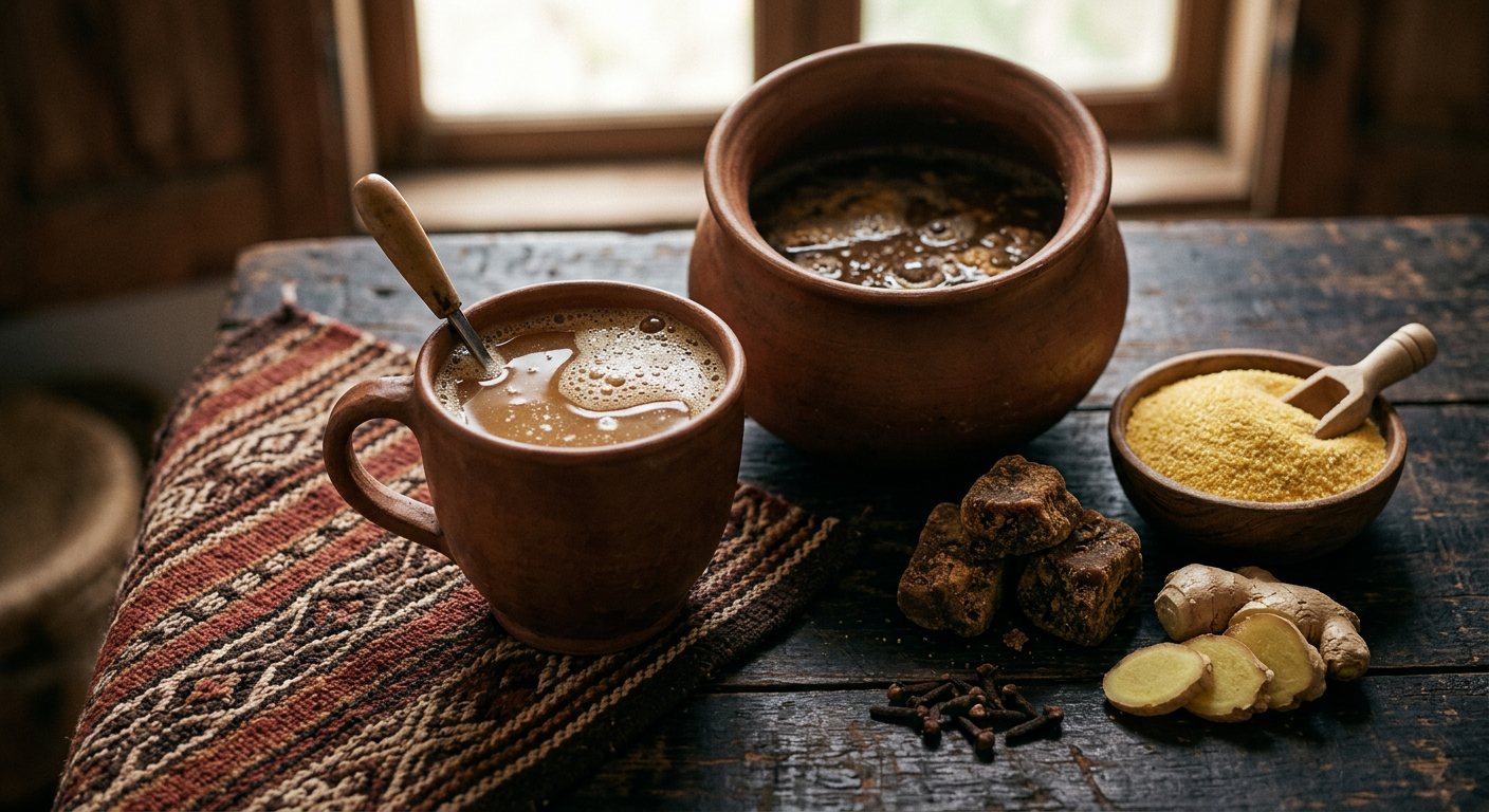 Quissângua (Fermented Corn or Pineapple Beverage) — Angola