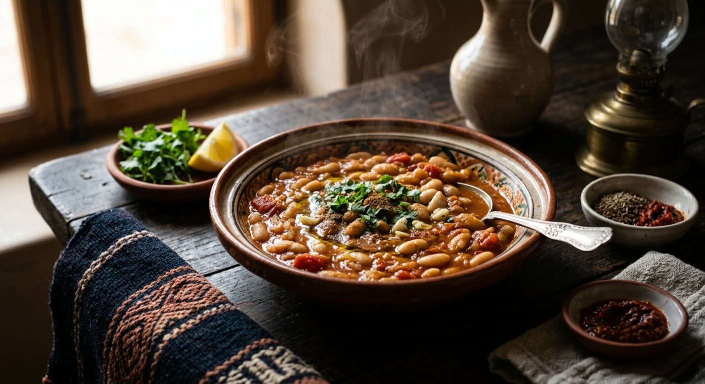 Loubia (Moroccan White Bean Stew in Spiced Tomato Sauce) — Morocco
