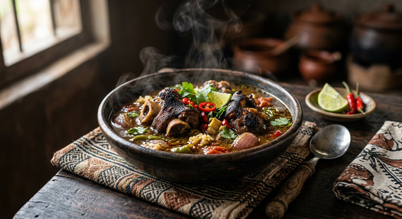 Supu ya Kongoro (Spiced Cow Trotter Broth) — Tanzania