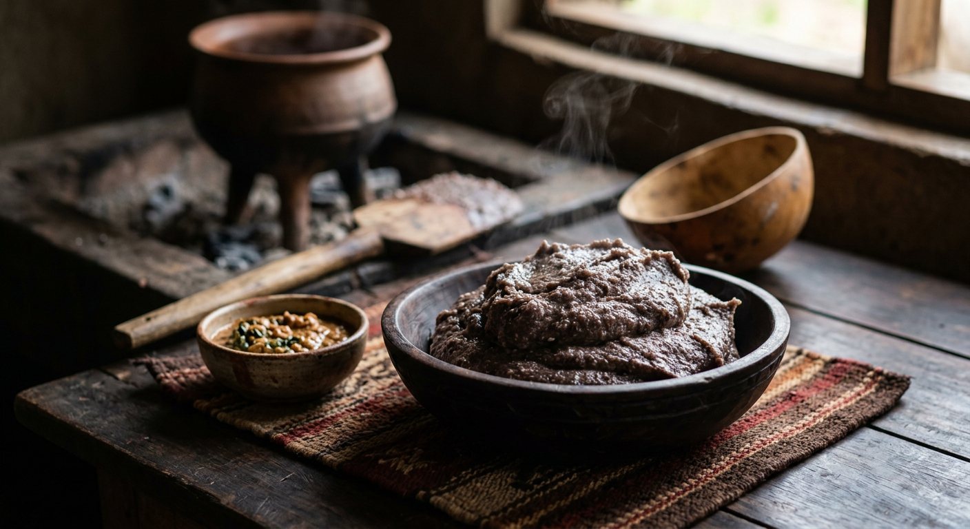 Atap (Mingled Finger Millet Stiff Dough) — Uganda