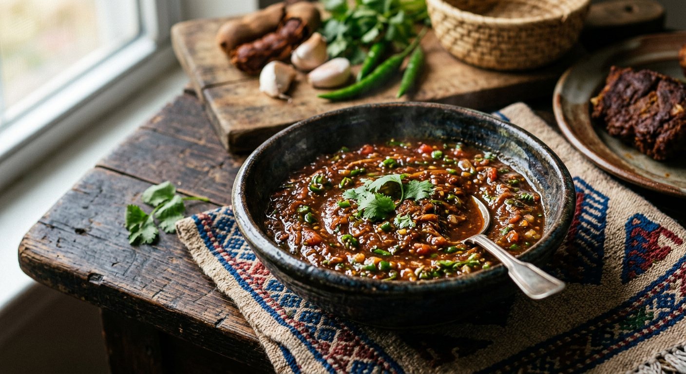 Shigni (Tangy Tamarind, Chili, and Garlic Dipping Sauce) — Somalia
