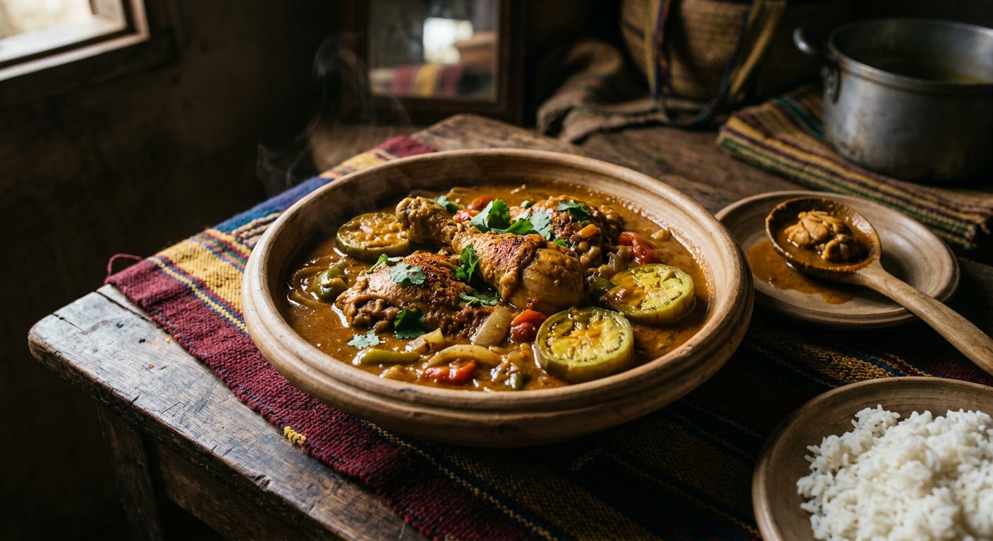 Caldo de Mancarra (Guinea-Bissau Chicken Peanut Stew) — Guinea-Bissau