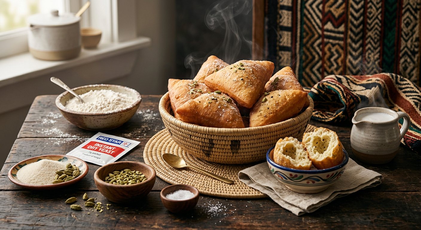 Mahamri (Swahili Cardamom and Coconut Beignets) — Kenya