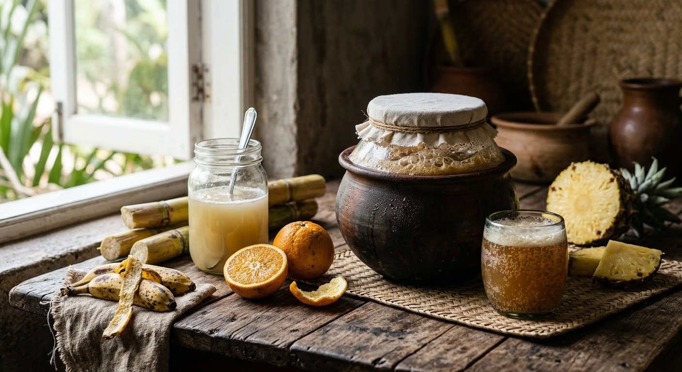 Baka (Fermented Sugarcane and Fruit Beer) — Seychelles