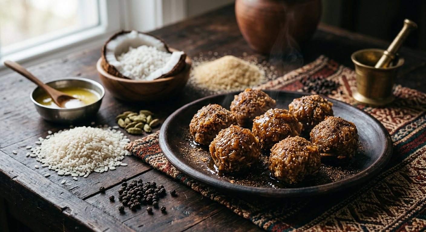 Ladou (Spiced Sweet Rice and Pepper Confection) — Comoros