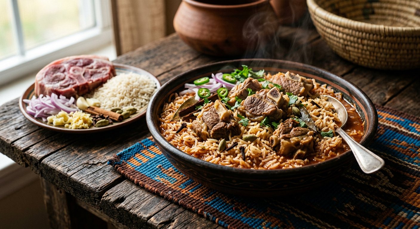 Skoudehkaris (Djiboutian Spiced Lamb and Rice) — Djibouti