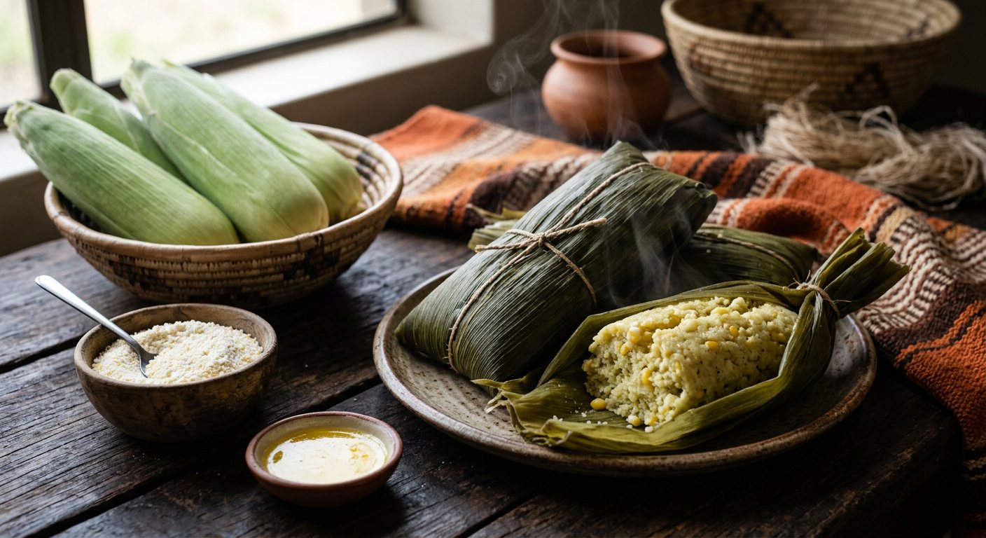Sinkwa Semmbila (Steamed Green Mealies Bread) — Eswatini