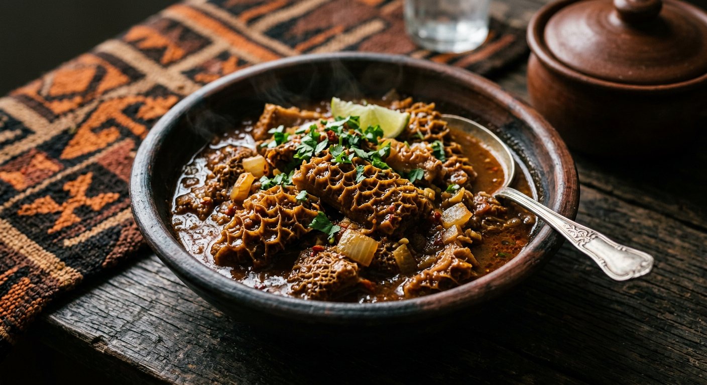 Maguru (Braised Beef Tripe in Spiced Gravy) — Zimbabwe