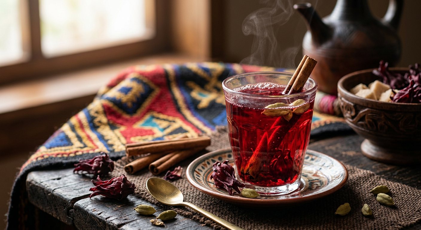 Karkadeh (Tart Sweet Hibiscus Flower Infusion) — Sudan