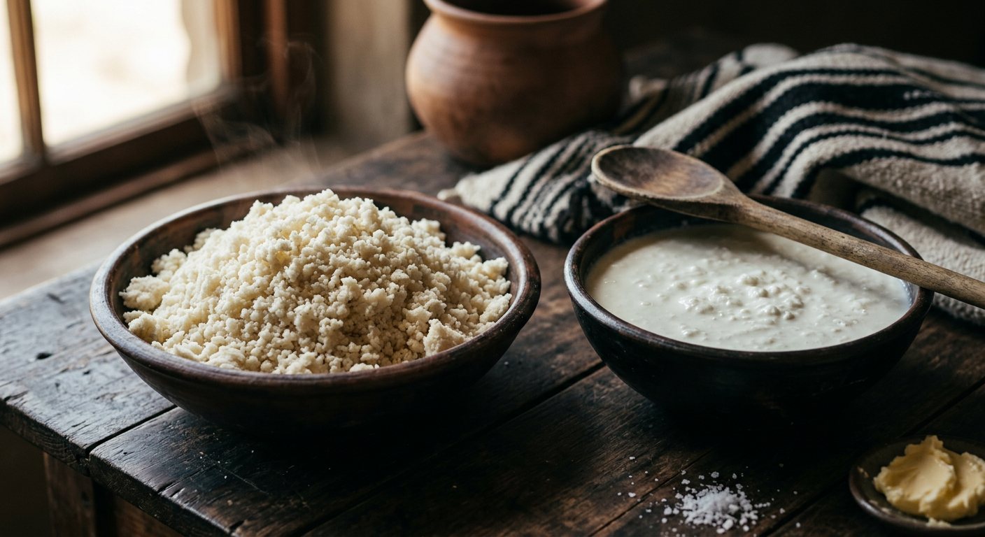 Umphokoqo (Crumbly Dry Maize Meal) — South Africa