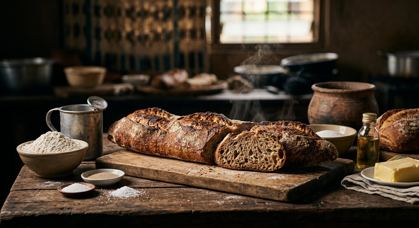 Fula Bread (Crusty Wood-Fired Baguette) — Sierra Leone