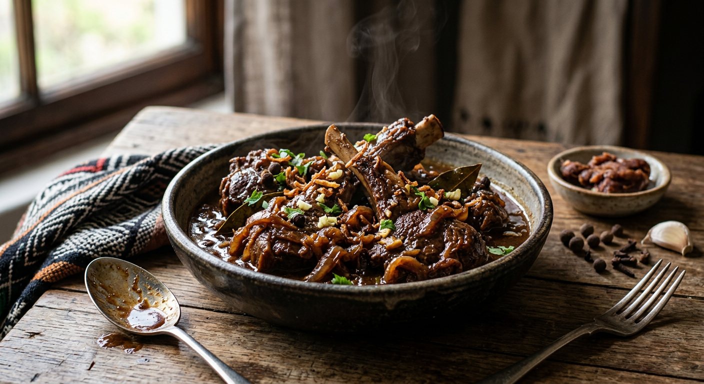 Denningvleis (Tamarind and Allspice Mutton Stew) — South Africa