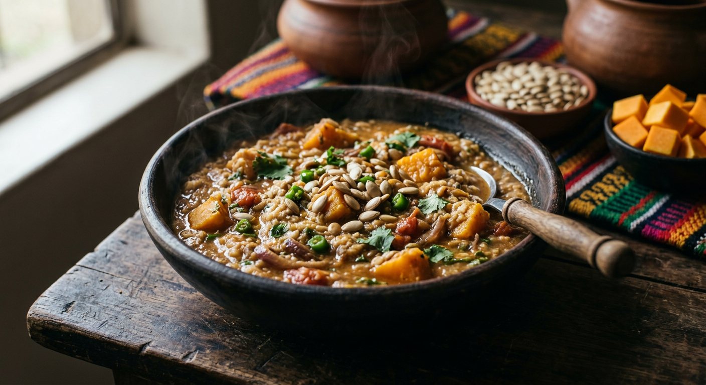 Dovi ReMhodzi (Pounded Melon Seed and Squash Relish) — Zimbabwe