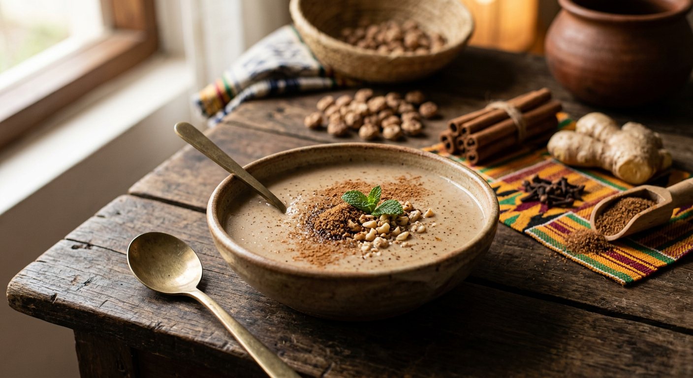 Atadwe Milk (Sweet Tiger Nut Pudding) — Ghana